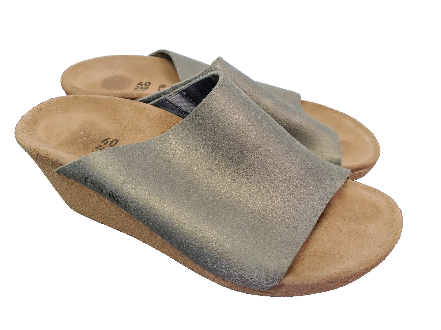 Birkenstock Papillio Namica Women’s Open Toe Cork Wedge Sandals Size 40