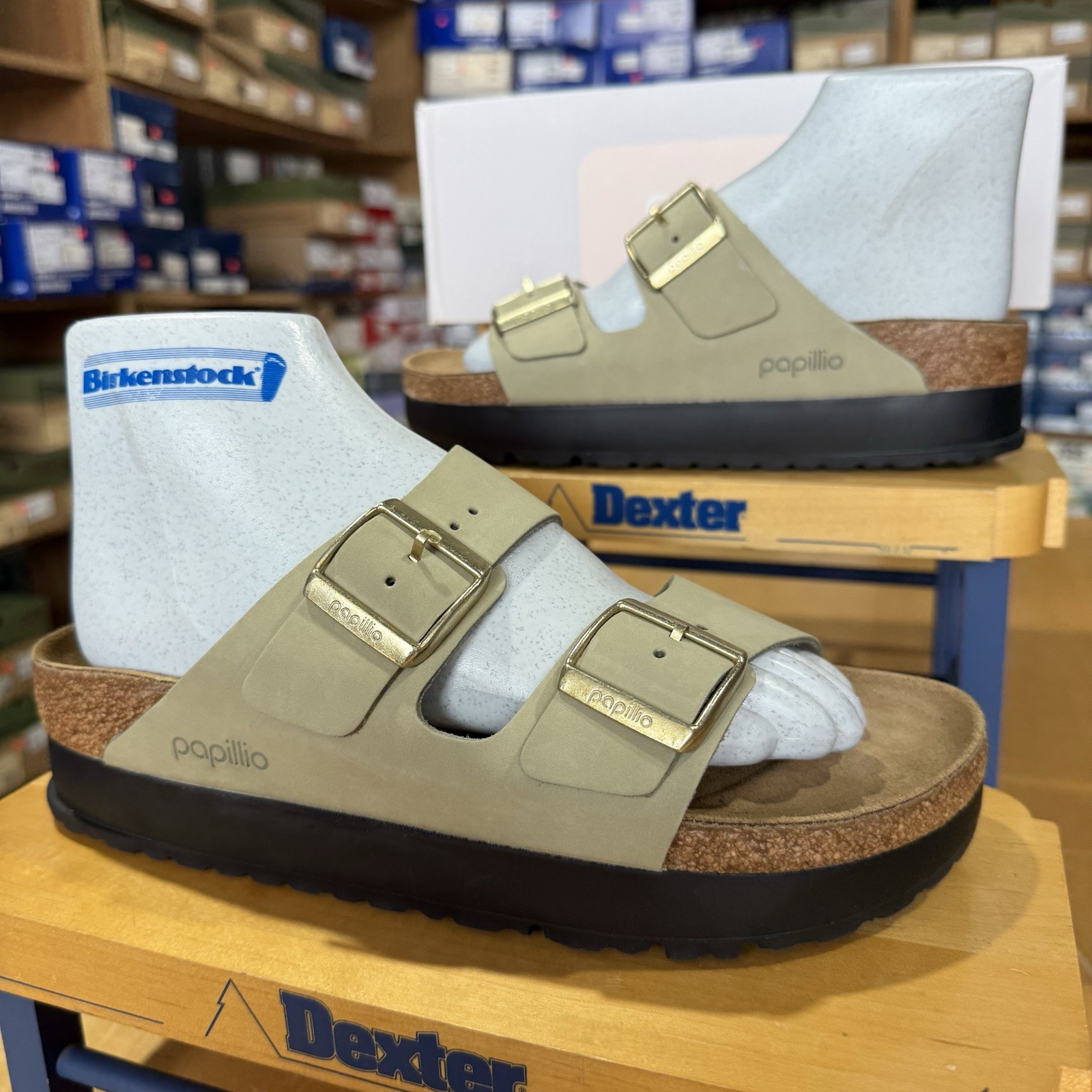 Birkenstock Papillio Arizona Eucalyptus Size 40 Narrow Fit New Buckle