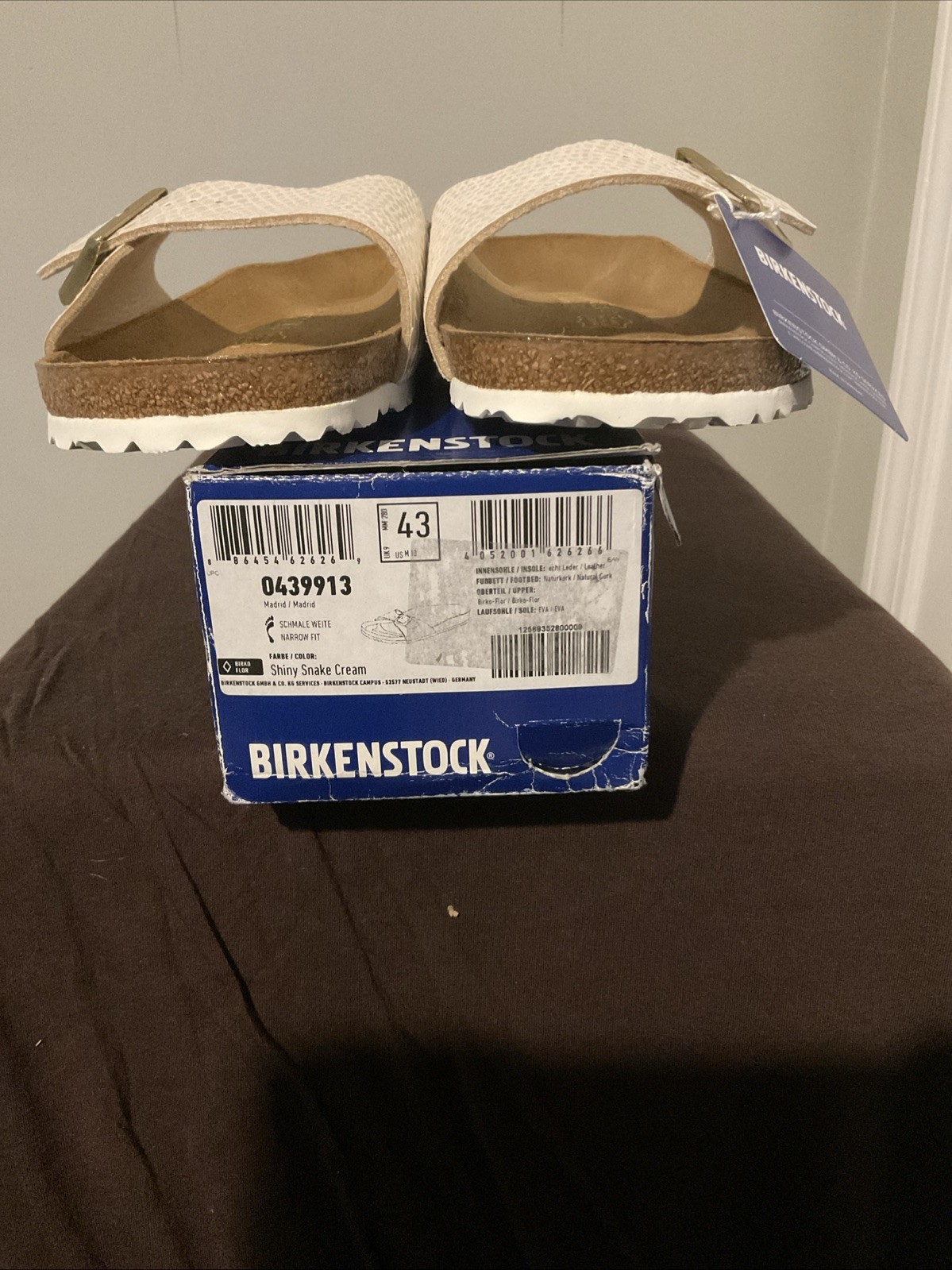 Birkenstock Madrid Narrow Fit Size EUR 43 US 10 Women’s