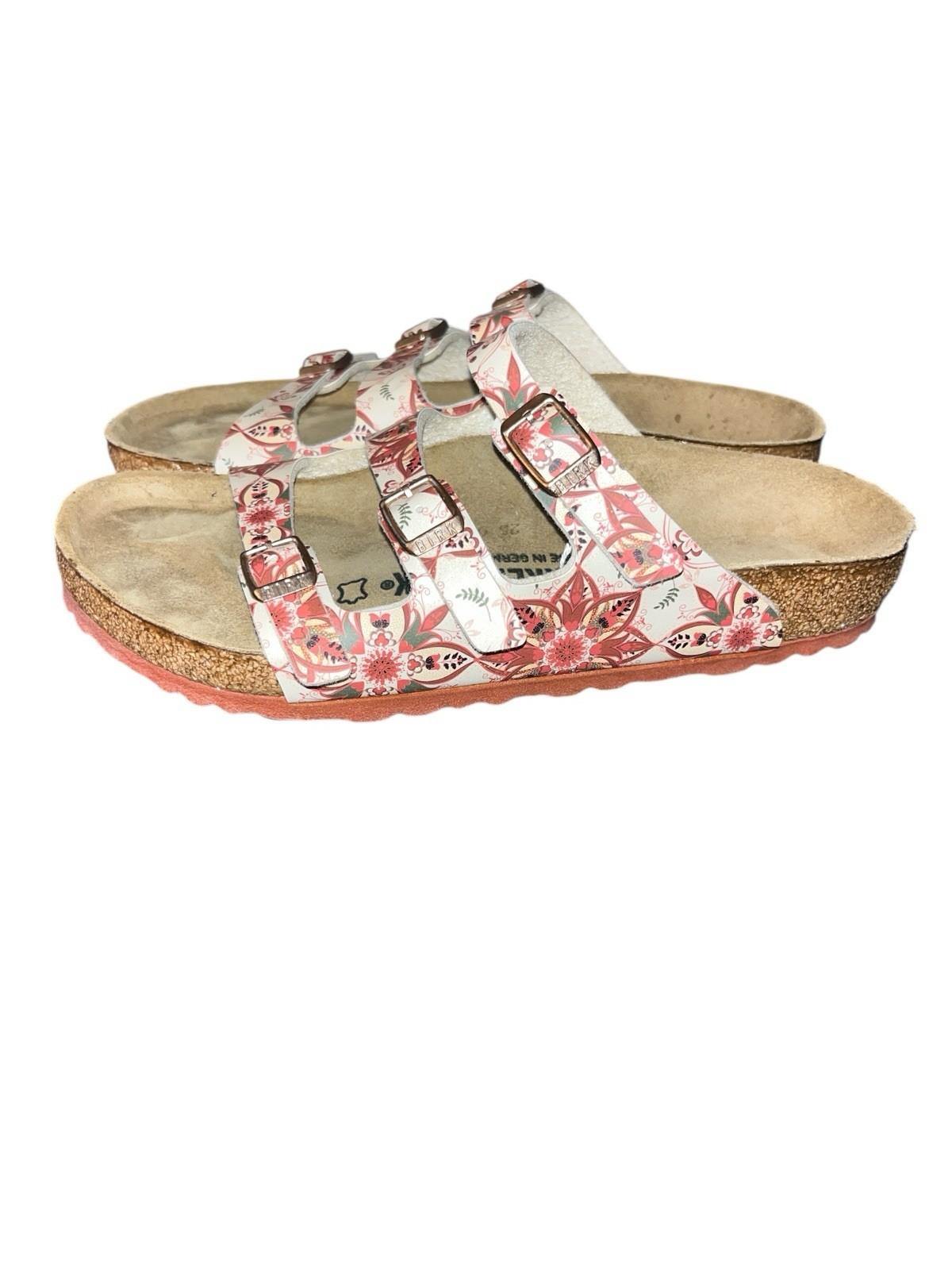 Birkenstock Florida Birko-flor Boho Flowers Earth Red 38 8