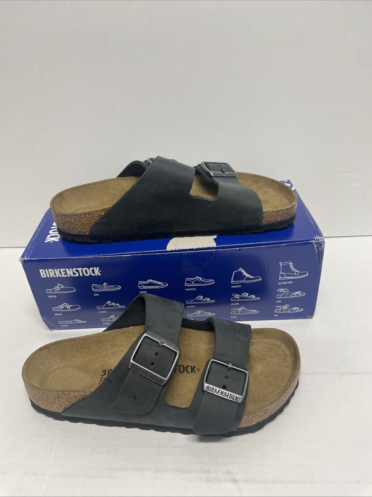 BIRKENSTOCK Arizona BS Slide Sandal Unisex Size US W7/M5 Black