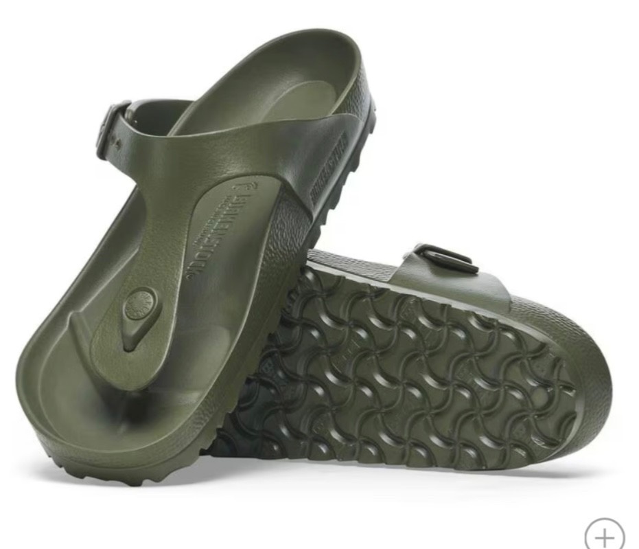 BIRKENSTOCK GIZEH EVA KHAKI GREEN Size 38 L7