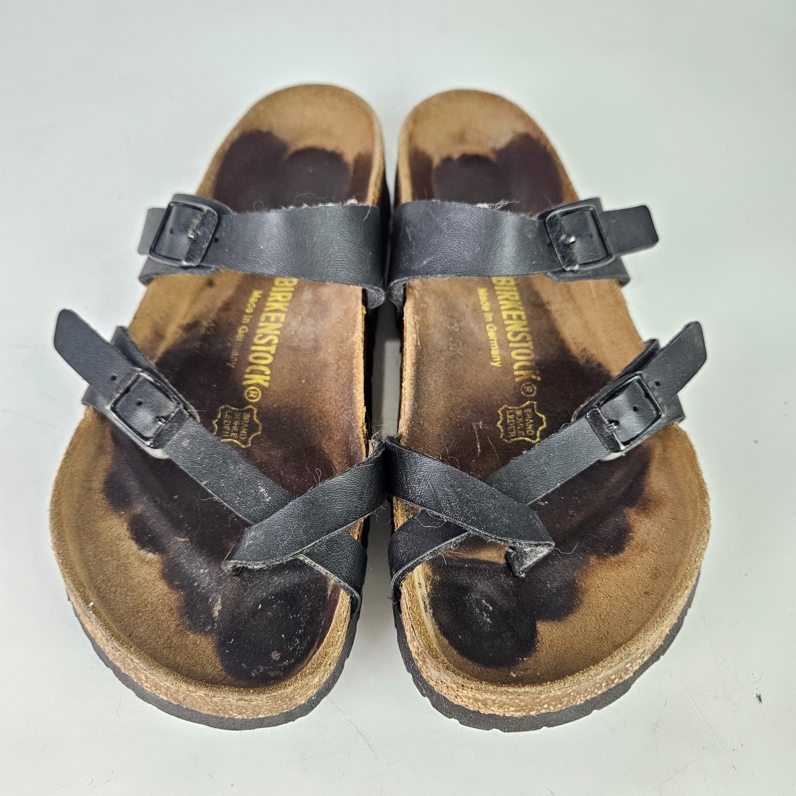 Birkenstock Mayari Womens Size: 38/7  Sandals Slip On Slides Toe Loop Shoe
