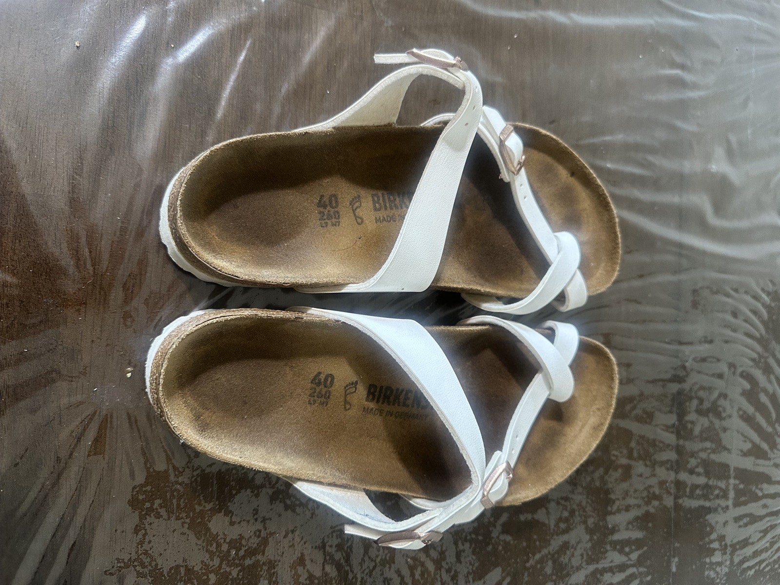 Womens Birkenstock Mayari Sandals White Size 40 US 9