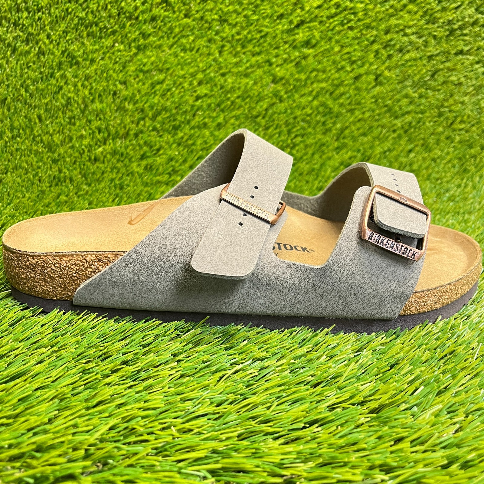 Birkenstock Arizona Birko-Flor Mens Size 11 Mocha Brown Beach Outdoor Sandals