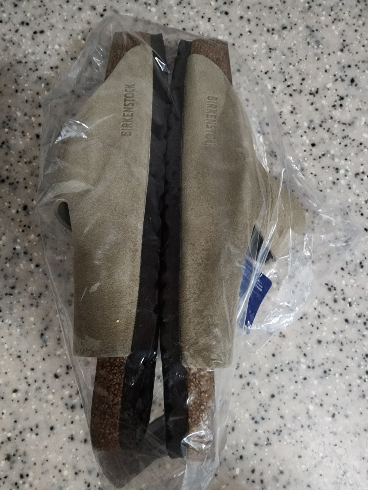 Birkenstock Arizona Birkibuc Leather Sandal for Men Size 10, Women Size 11 Mocha