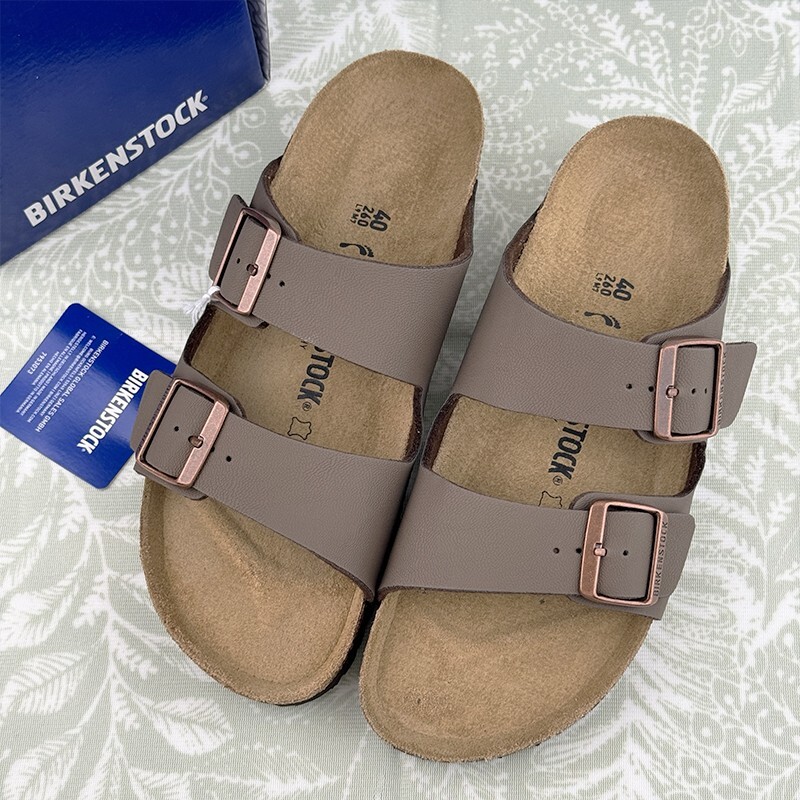 Birkenstock Arizona Mocha Birko-Flor Soft Footbed Unisex Sandals Size 37-45