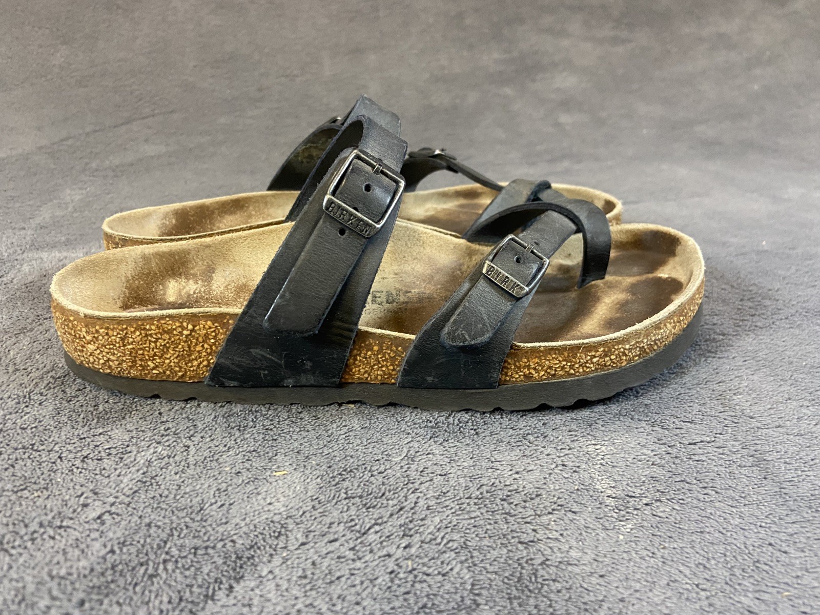 Birkenstock Sandals Mayari Birkibuc Women’s 38 US 7 Black Sandals Shoes