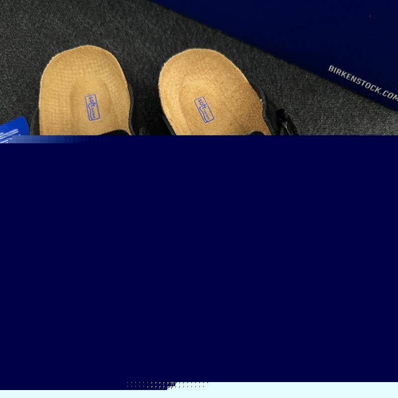 Birkenstock Boston Black Suede Leather Women’s and Men’s shoes Select Size