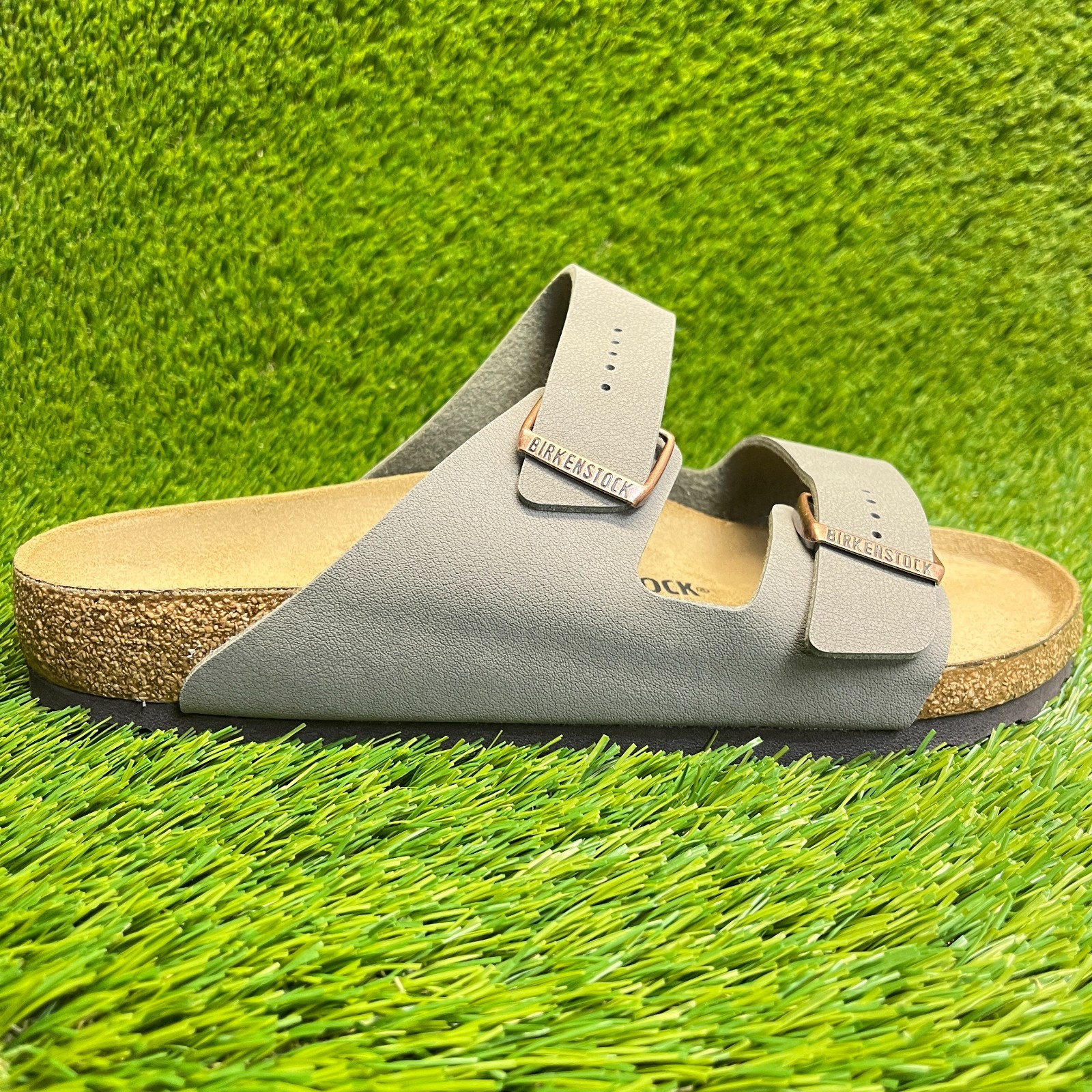 Birkenstock Arizona Birko-Flor Mens Size 11 Mocha Brown Beach Outdoor Sandals