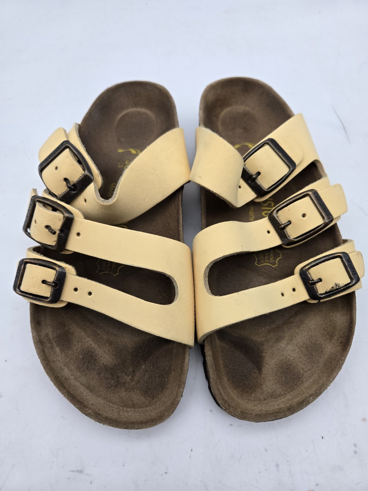 Birkenstock Florida Women’s 5 EU 36 Leather 3 Strap Sandals