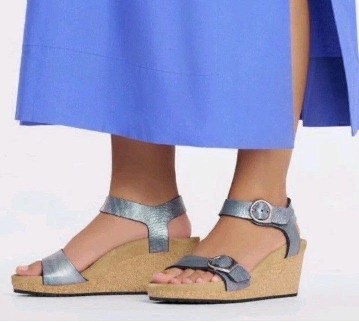 Birkenstock Papillio Soley metallic nubuck by Birkenstock. MSRP $145