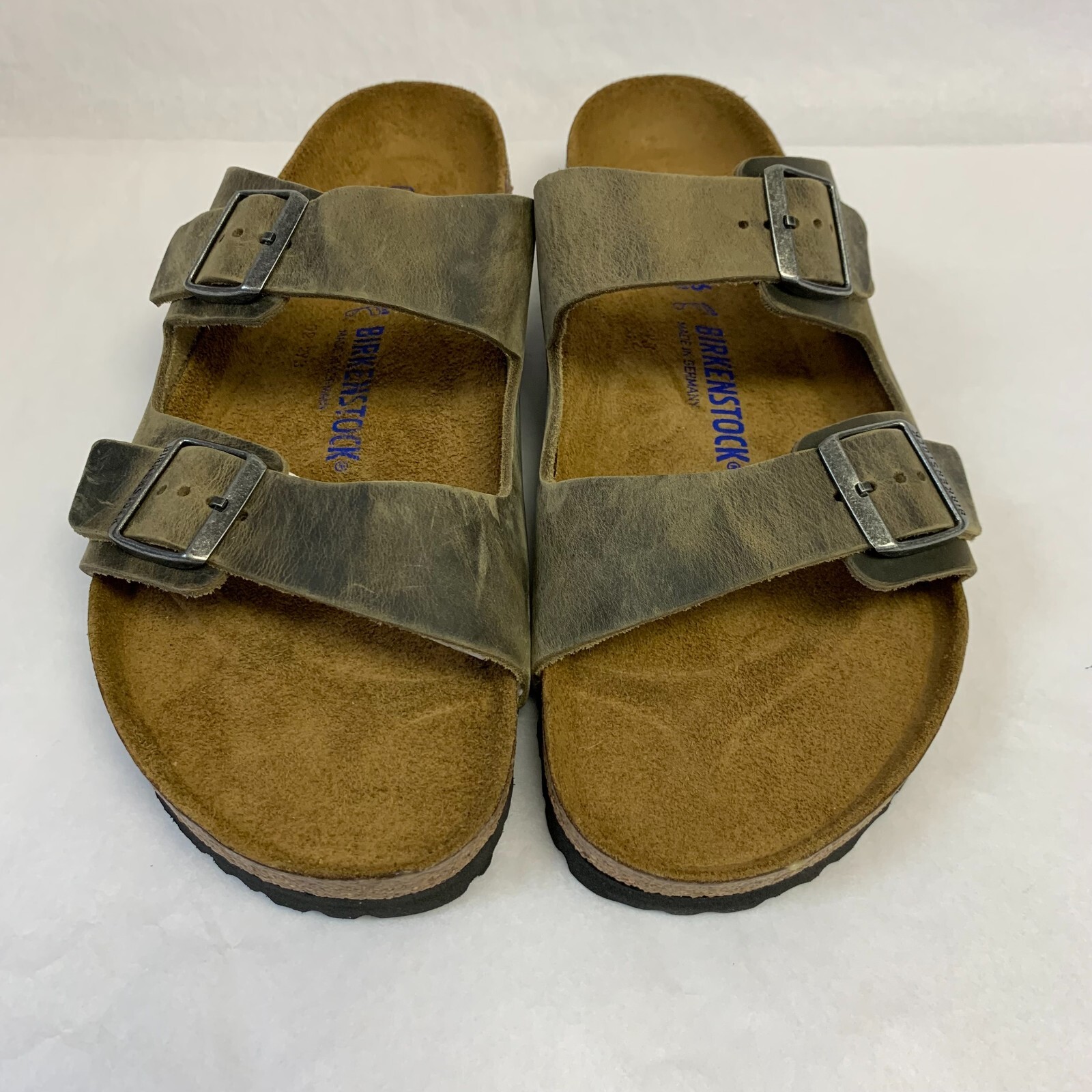 Birkenstock New w/ Box Arizona Faded Khaki Waxy Soft Footbed Regular SelectSize