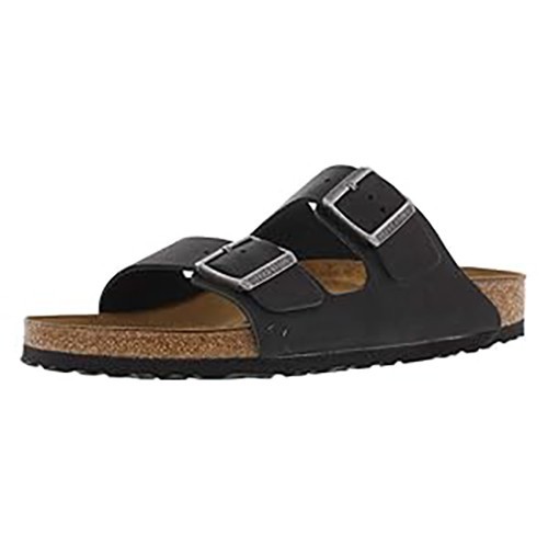 Birkenstock ARIZONA BS Slide Sandals Black Oiled 0552111 Ladies 10, Mens 8, EU41