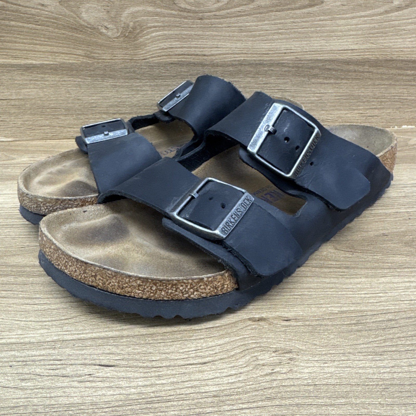 Birkenstock Arizona Black Leather L10 / M9 Soft Foot Bed EUR 41