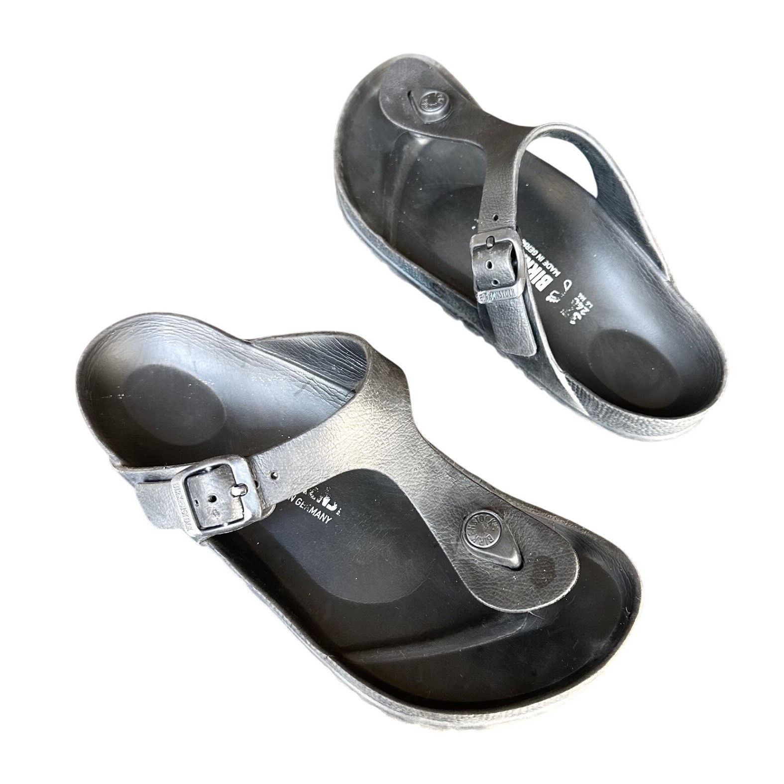 Birkenstock Gizeh Eva Thong Sandals Unisex Size M4 L6 Black