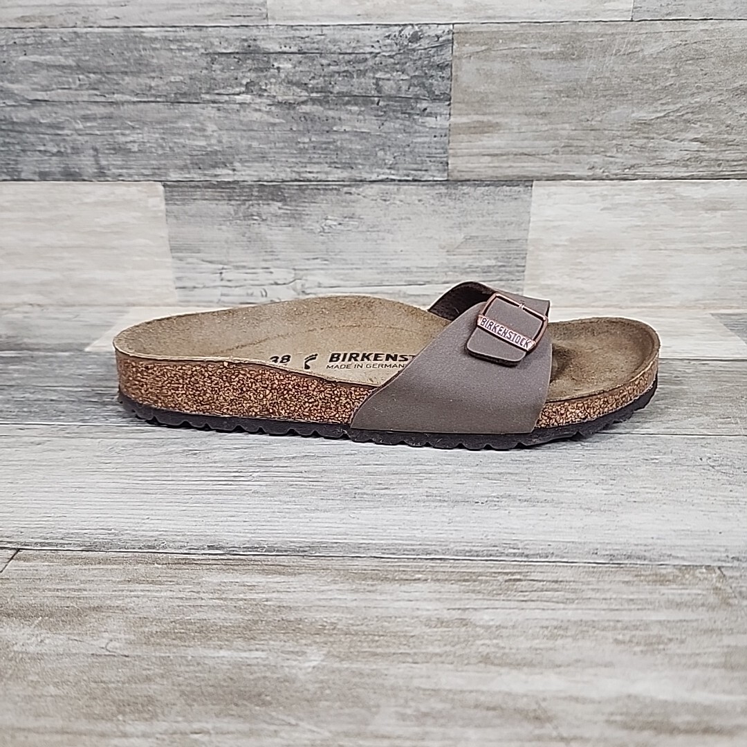 Birkenstock Madrid Sandals Womens Sz 7 Narrow Slip On Sandal Birko-Flor NWOB NEW