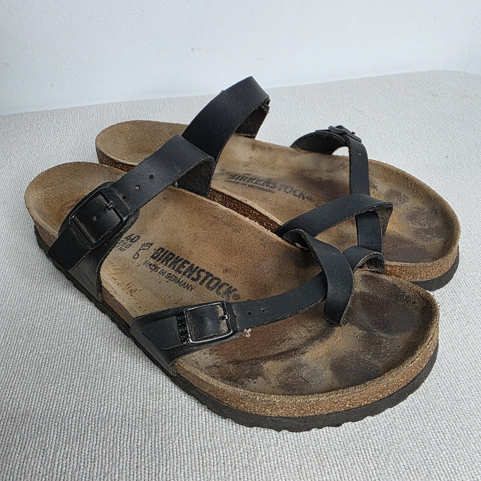 Birkenstock Mayari Black Strappy Sandals Size L9 M7