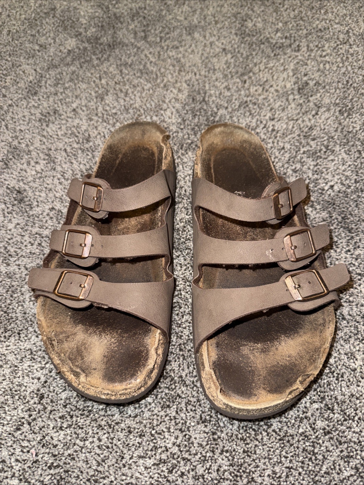 Birkenstock Florida Soft Footbed Brown Leather Size 40 Or U.S Women’s 9-9.5