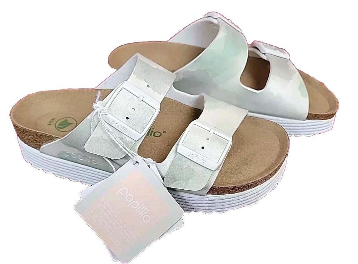 NEW NIB Birkenstock PAPILLIO VEGAN Arizona Grooved SANDAL MEN’S 4 WOMEN’S 6