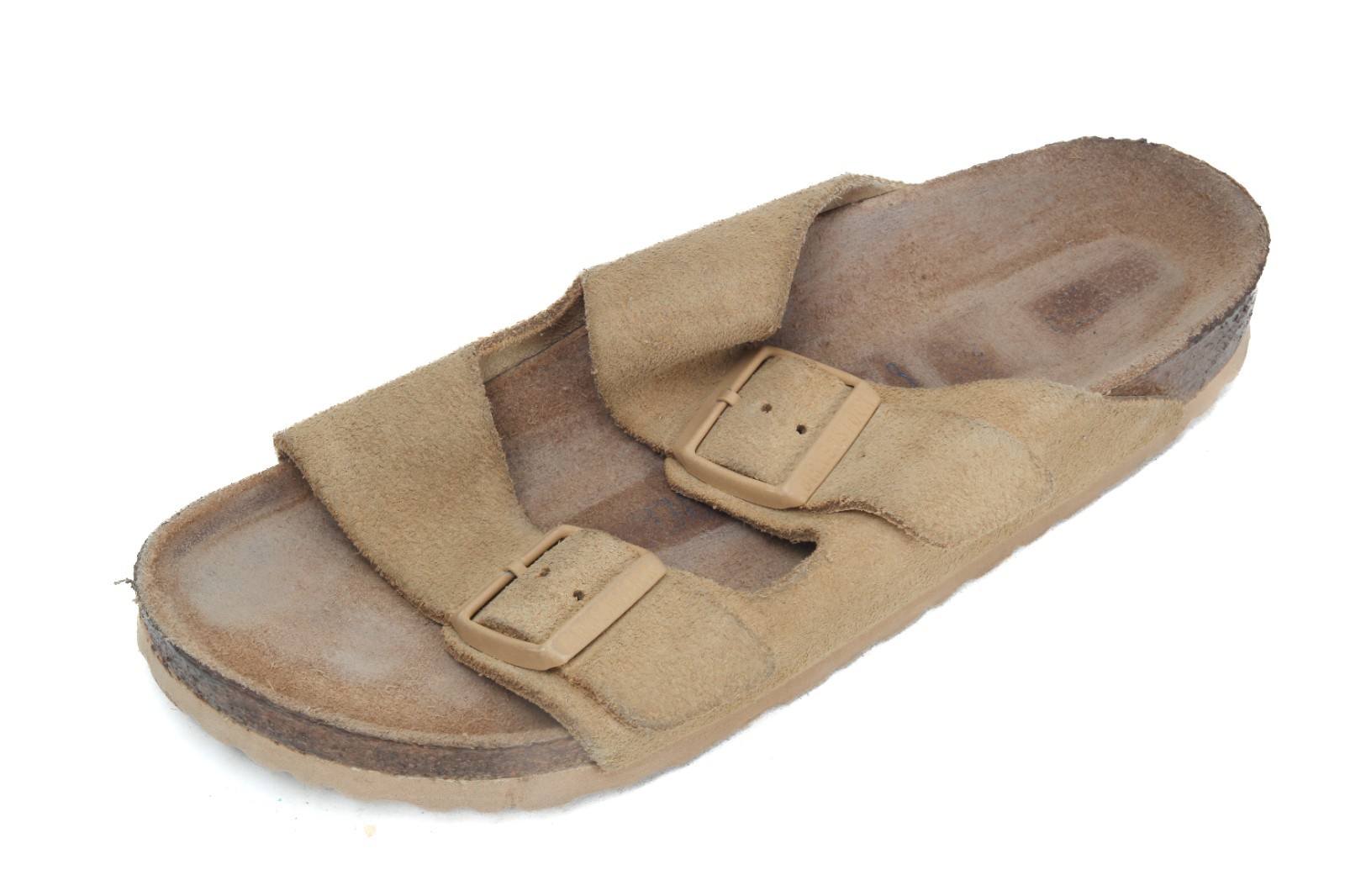 Birkenstock Arizona Sand Suede Sandals Yellow Tan Women’s Shoes Sz 38 / 7…
