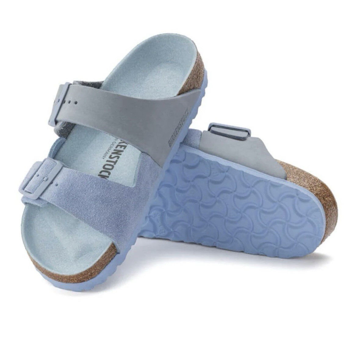 Birkenstock Arizona Split Dusty Blue Size 39 EU 8 Women NWT Boxed NEW