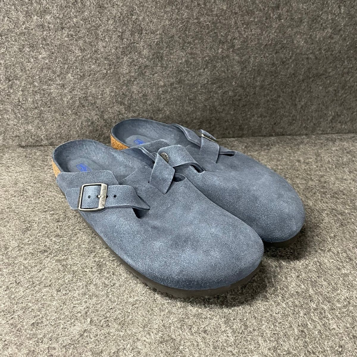 BIRKENSTOCK Boston Soft Footbed Clog Unisex Size M6/W8 New Navy Tonal