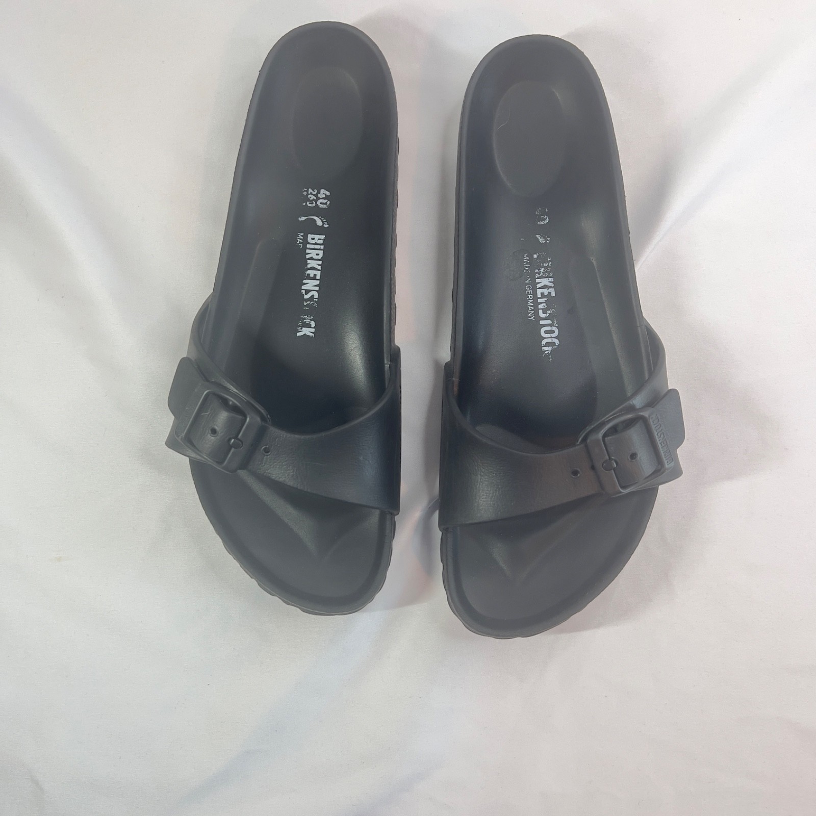 Birkenstock Madrid EVA Sandals Women’s EU 40 US 9 Black Slip On Waterproof