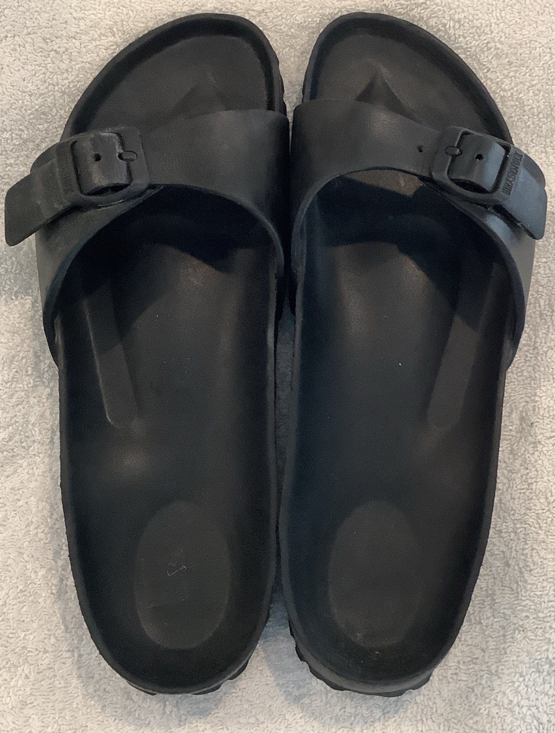 Birkenstock Madrid Essentials size 40 (9.5 USA) Black GUC