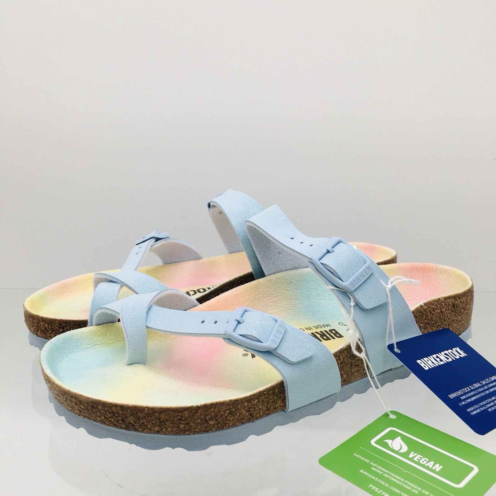 Birkenstock Mayari Sky Vegan Thongs Sandals Women’s Size eU 38 US 7-7.5 regular