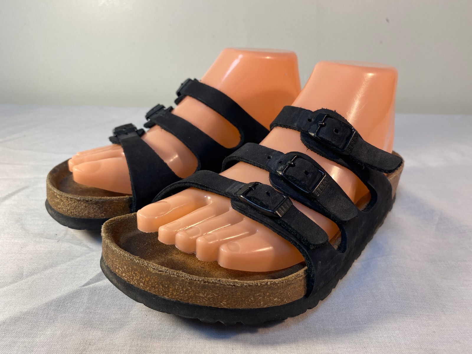 Birkenstock Florida Slide Sandals Women’s Black Slip On – EU 37 (L6)