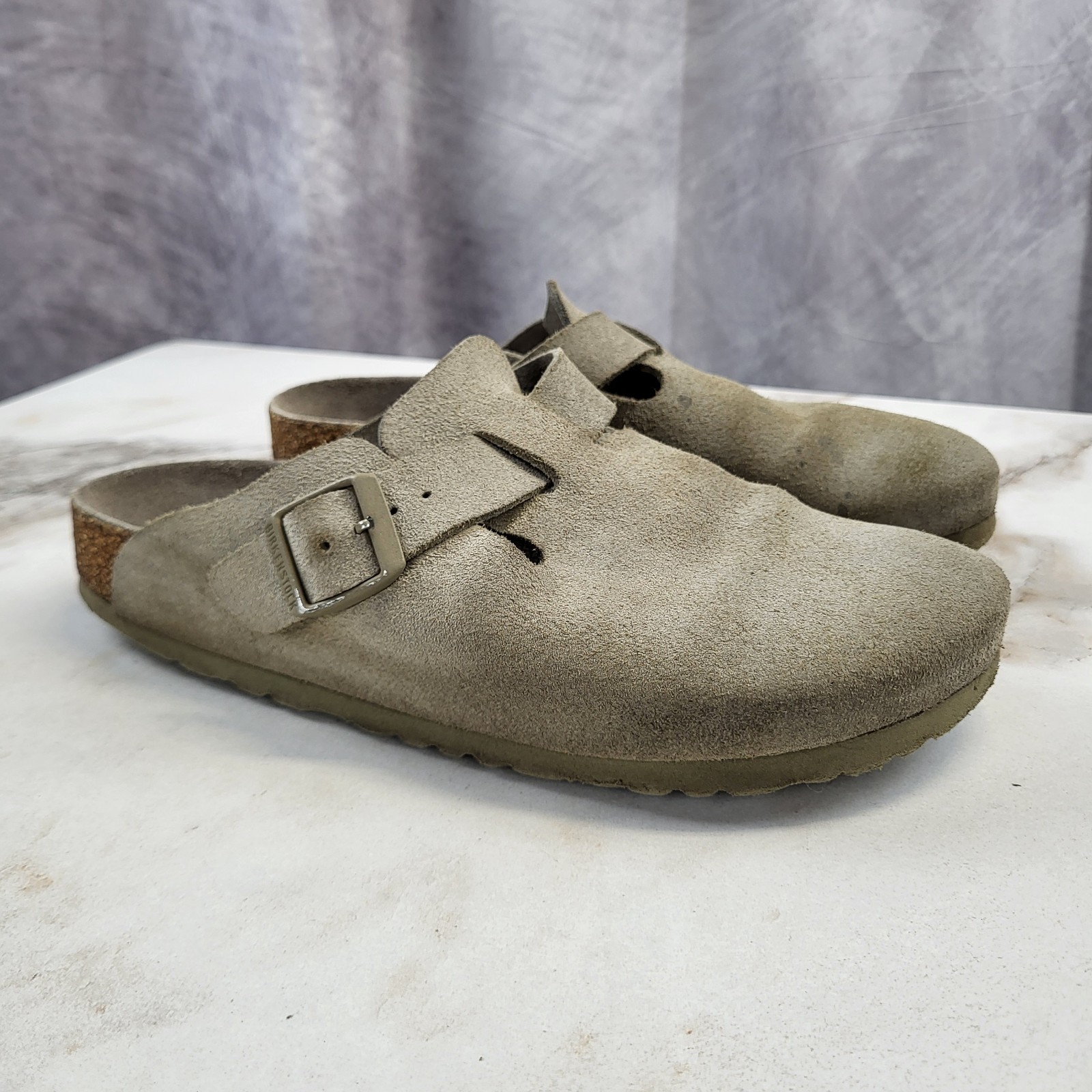 Birkenstock Boston SuedeTan Women’s Size 38/7