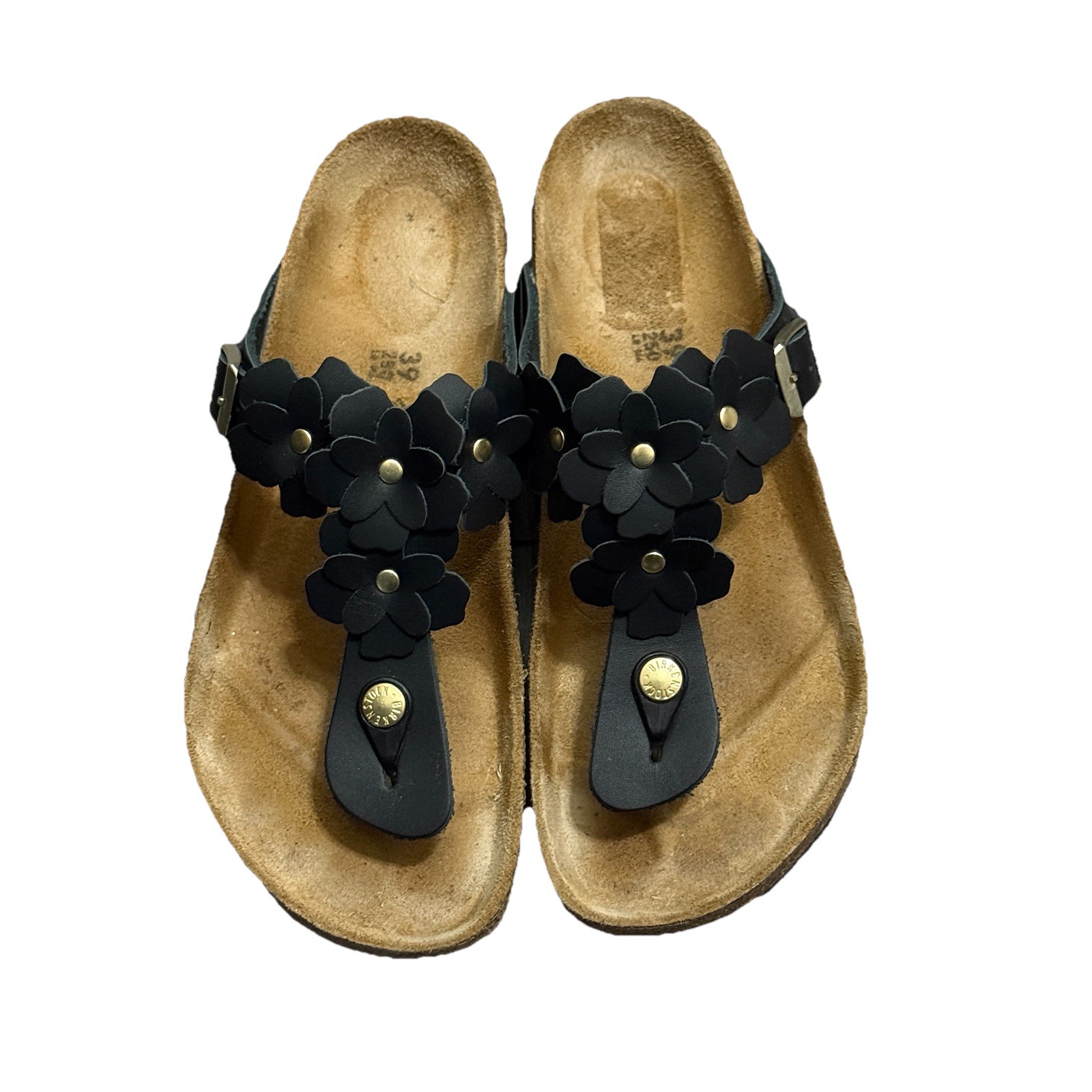 Birkenstock Gizeh Flower Sandals Size 39 Pre-Loved Great Condition