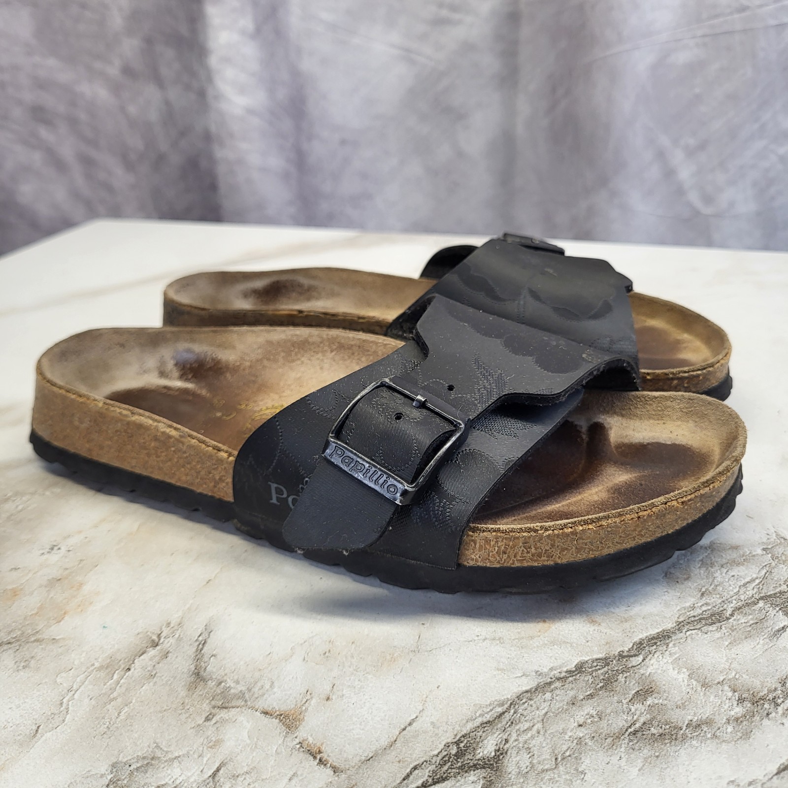 Papillio Birkenstock Madrid Black Women’s Size 36/5