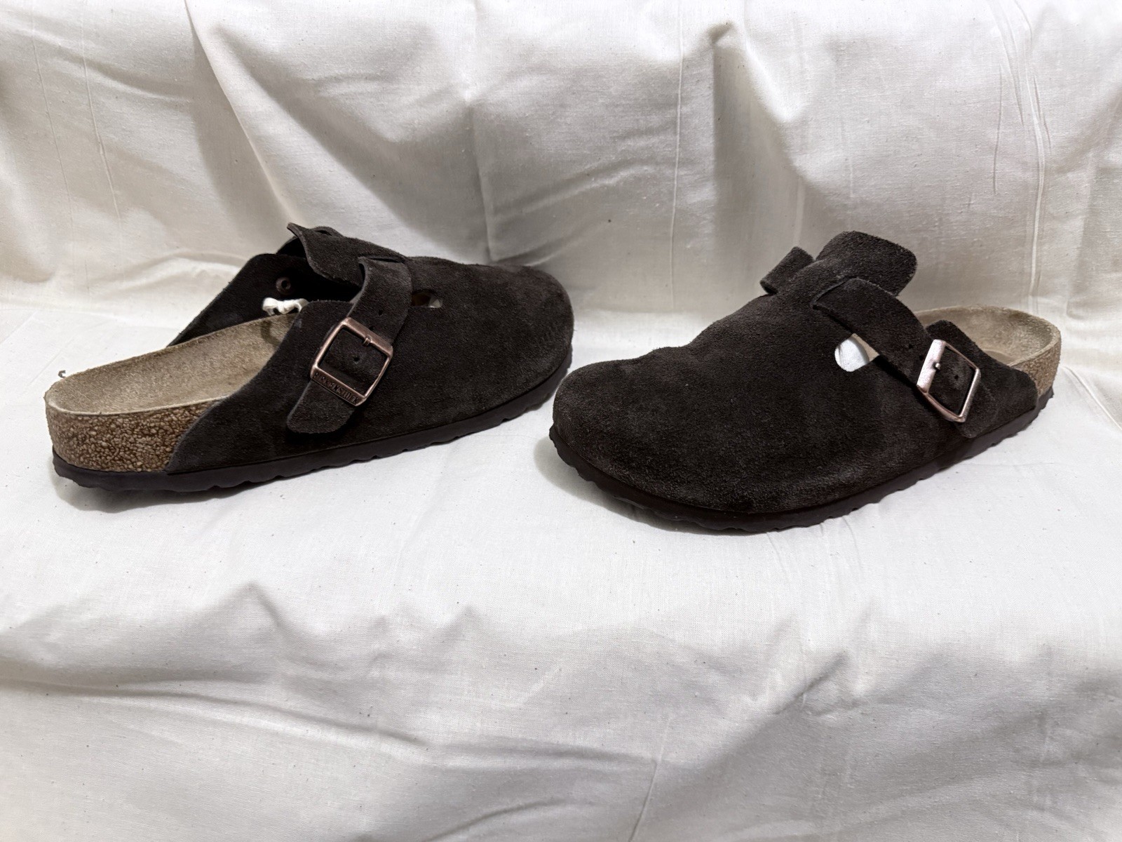 Birkenstock Boston Oiled Leather Women SZ 39 Brown Casual Outdoor Clog Sandals