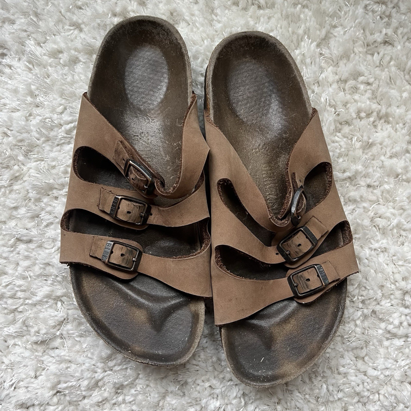Birkenstock Florida Brown Sandals 37 L 6 Women’s 6