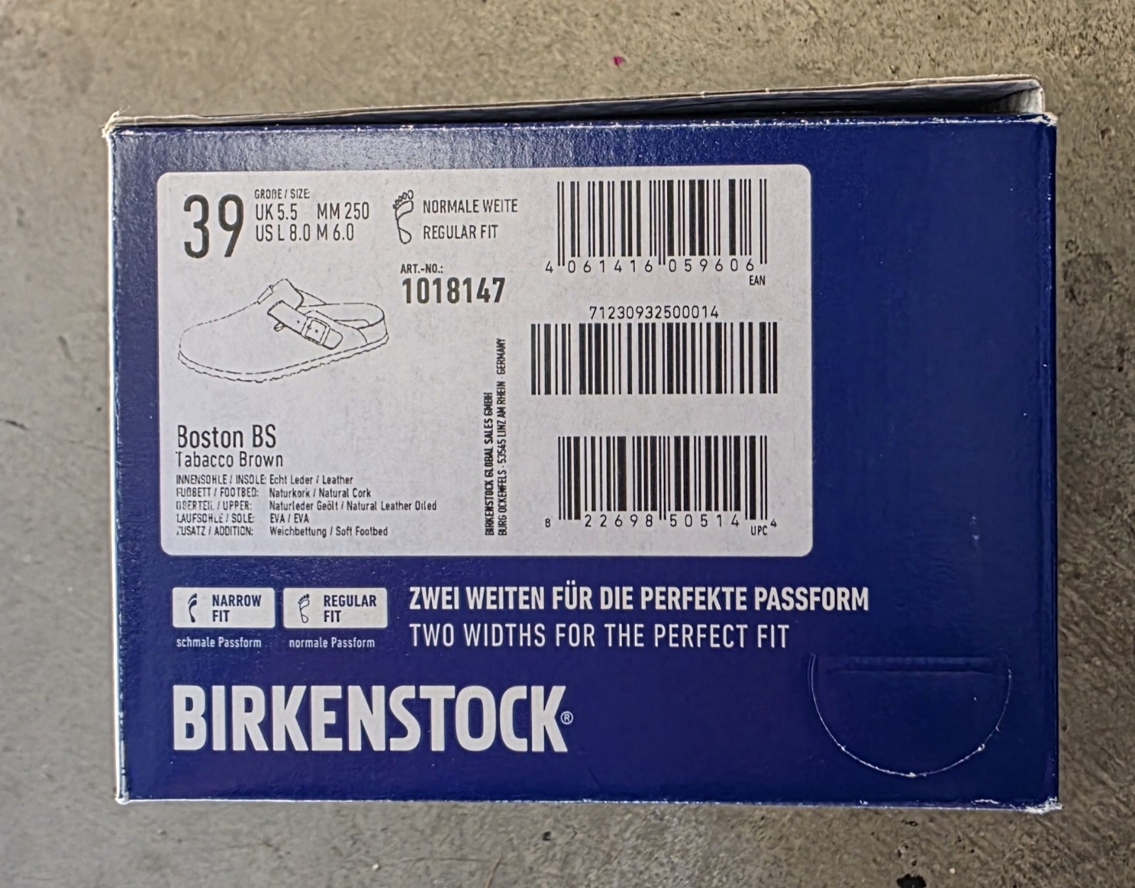 Birkenstock Boston Bs Waxy Oiled Leather Soft Footbed Tabacco Brown Regular Wide