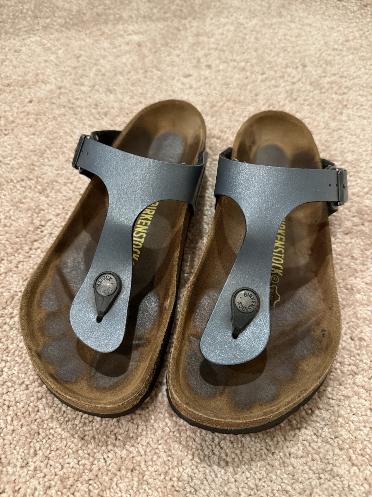 Birkenstock Gizeh Women’s Sandal Blue Sz 37