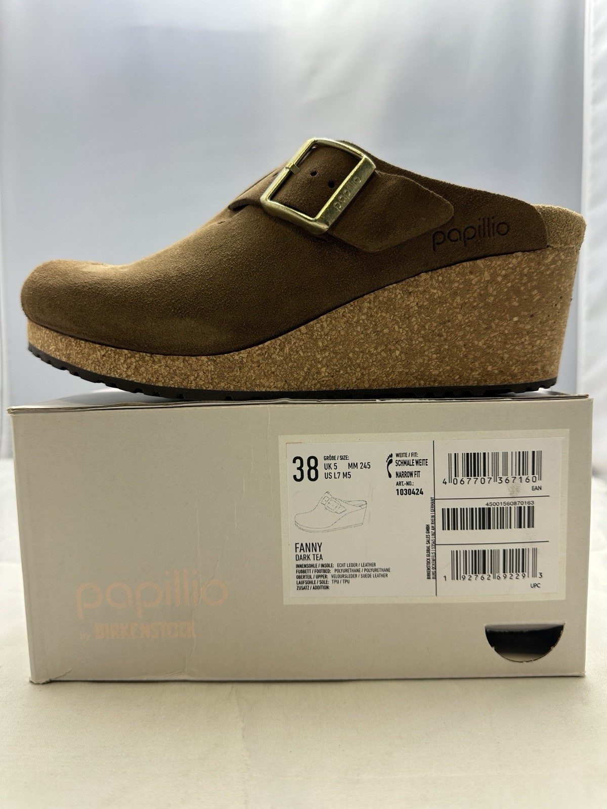 Women’s Birkenstock Papillio Fanny Clogs 1030424 – Width Narrow – NEW IN BOX