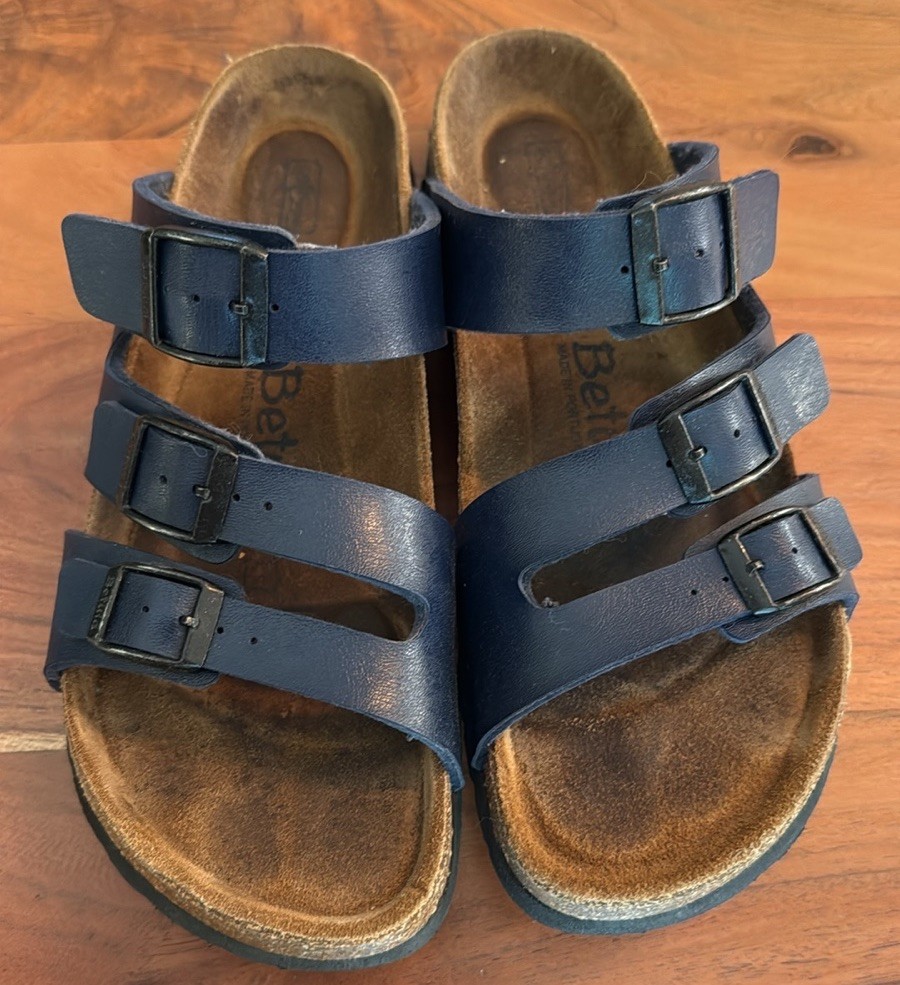 Betula By Birkenstock Florida Blue Sandals Size 38/7