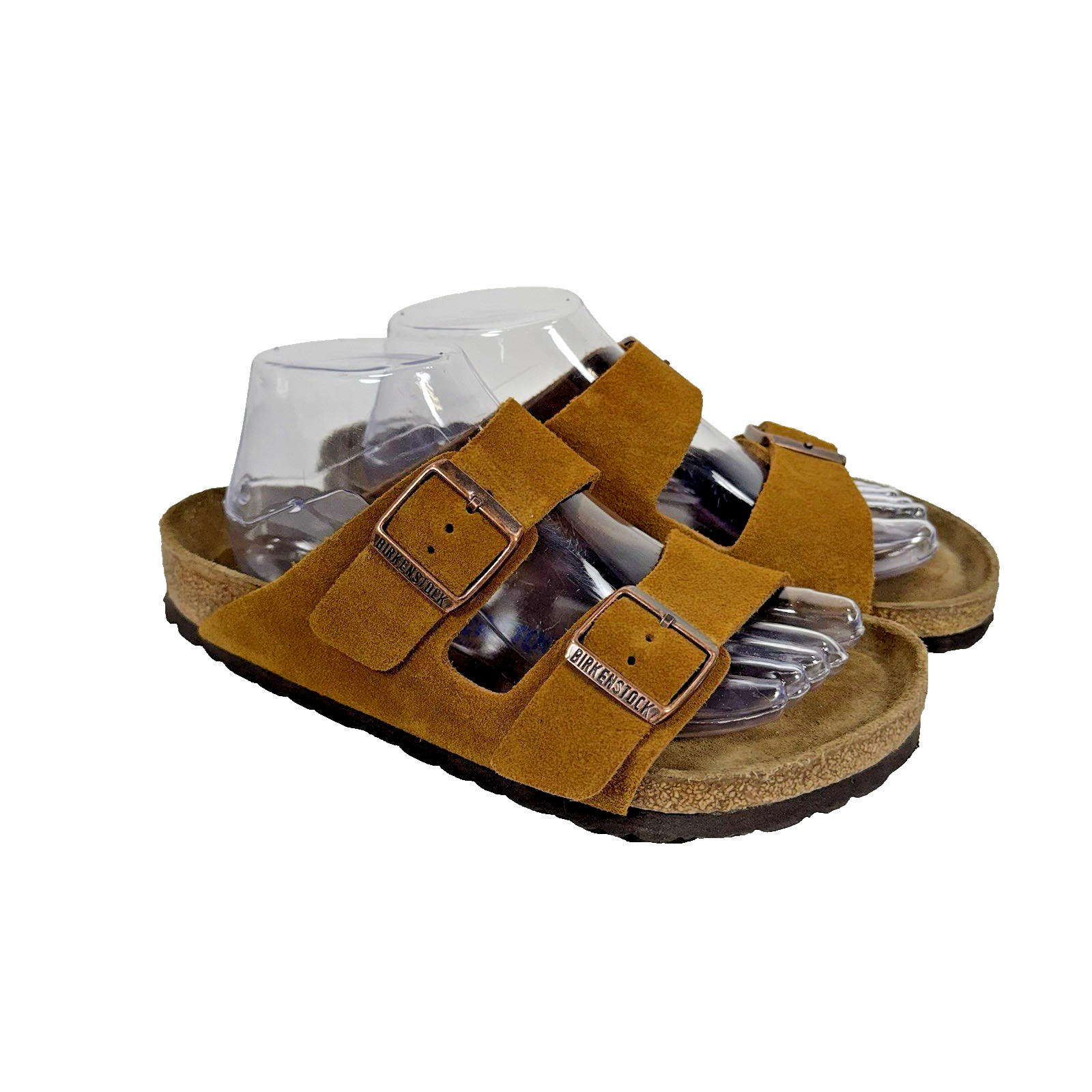 Birkenstock Arizona Soft Footbed Mink Brown Suede Sandals Women’s Size 39 / US 8
