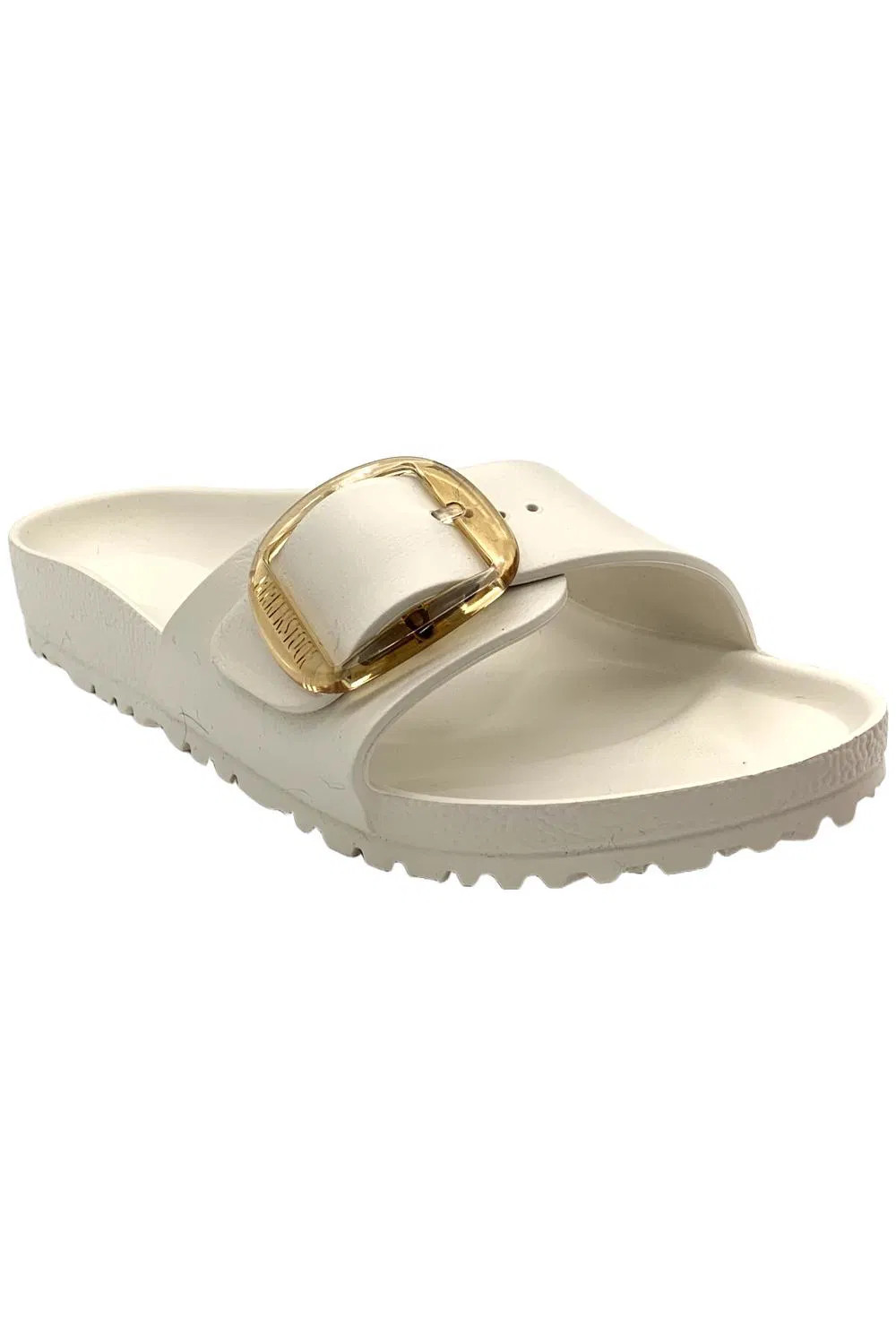 Birkenstock Madrid Big Buckle EVA Slide Sandal Eggshell