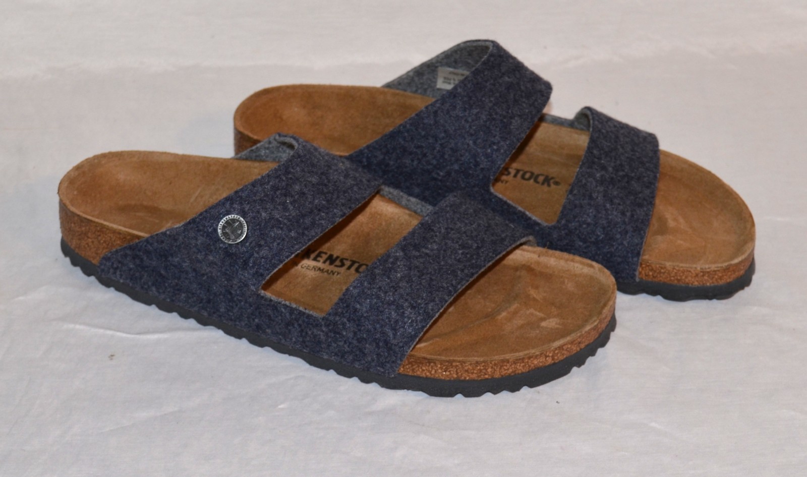 NEW Birkenstock Sillian Rivet Slip on Sandals Size 42 Men’s 9 Charcoal