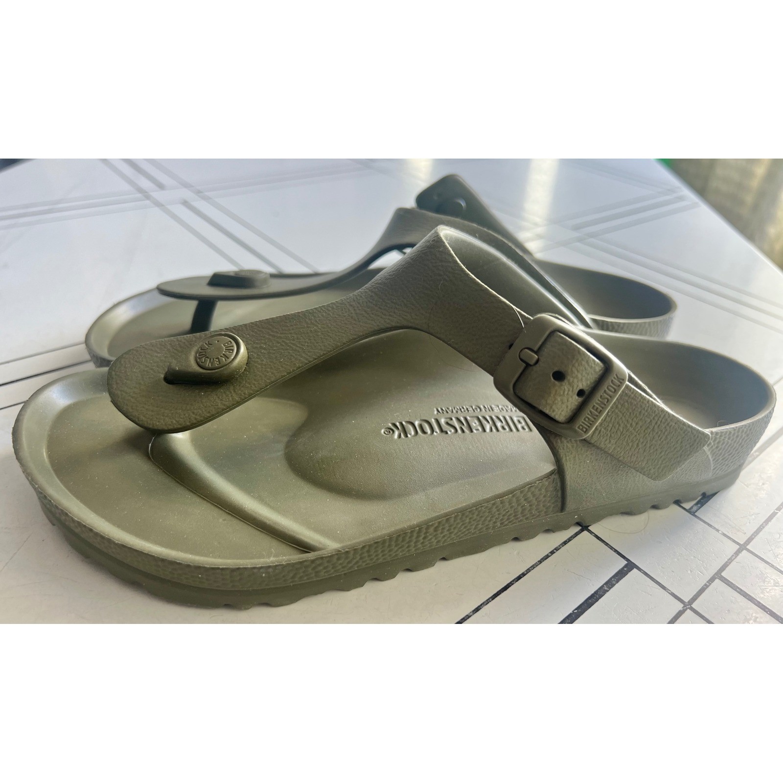 Birkenstock Gizeh EVA Army Green Size 39