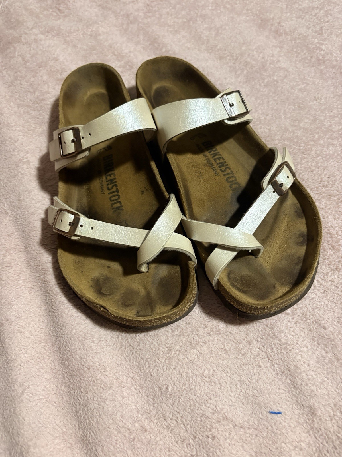 ✨Birkenstock Mayari ✨ Size 39 Regular/ Wide Pink Leather Sandals