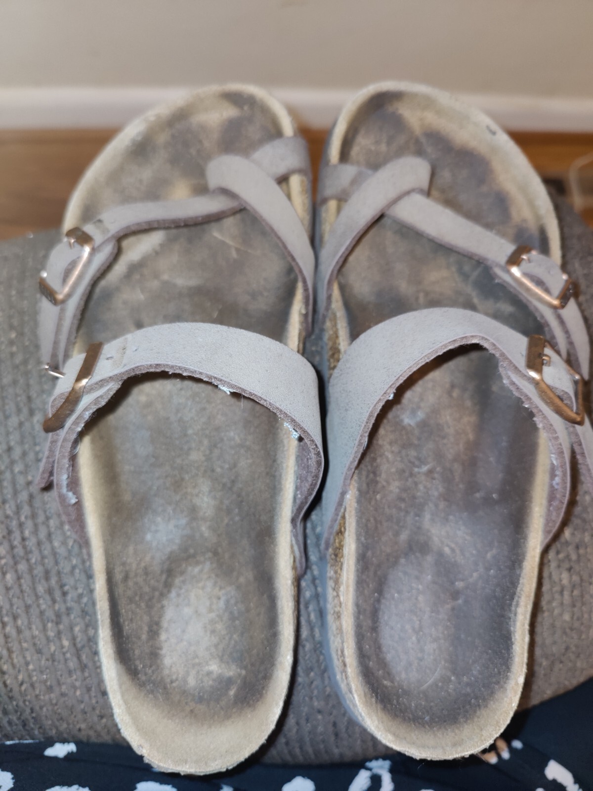 Birkenstock Mayari US 7-7.5 Womens Brown (read description)