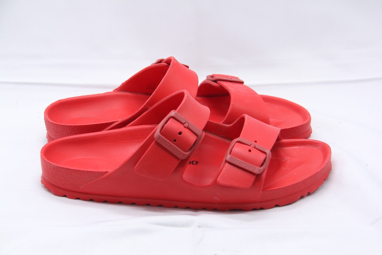 Birkenstock Arizona EVA Lightweight Sandals Mens EU 41 US 8-8.5 Red Slip On