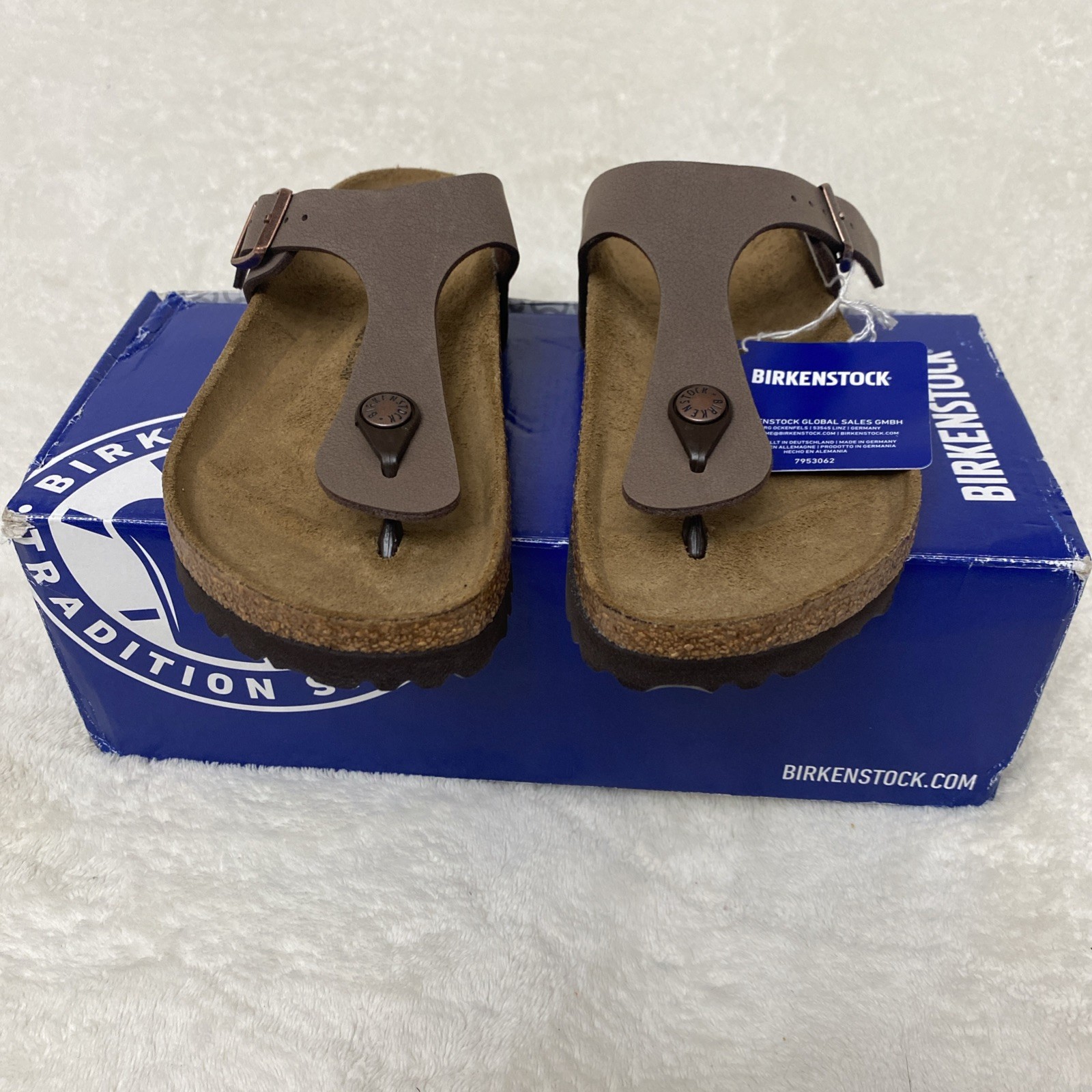 BIRKENSTOCK GIZEH SANDA CLASSY – 43751 Size-7 Women’s Gizeh Sandal – Brown Men 5