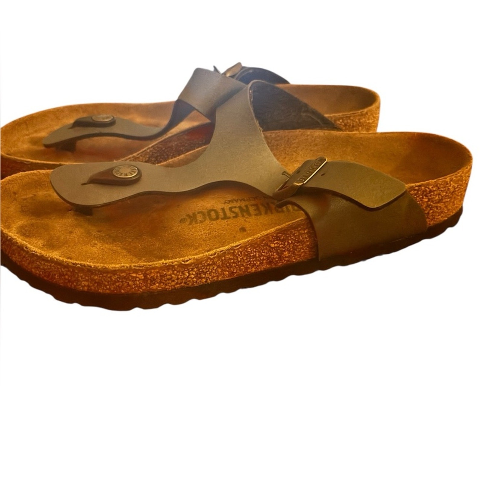 Birkenstock Gizeh oiled leather sandals size size 7