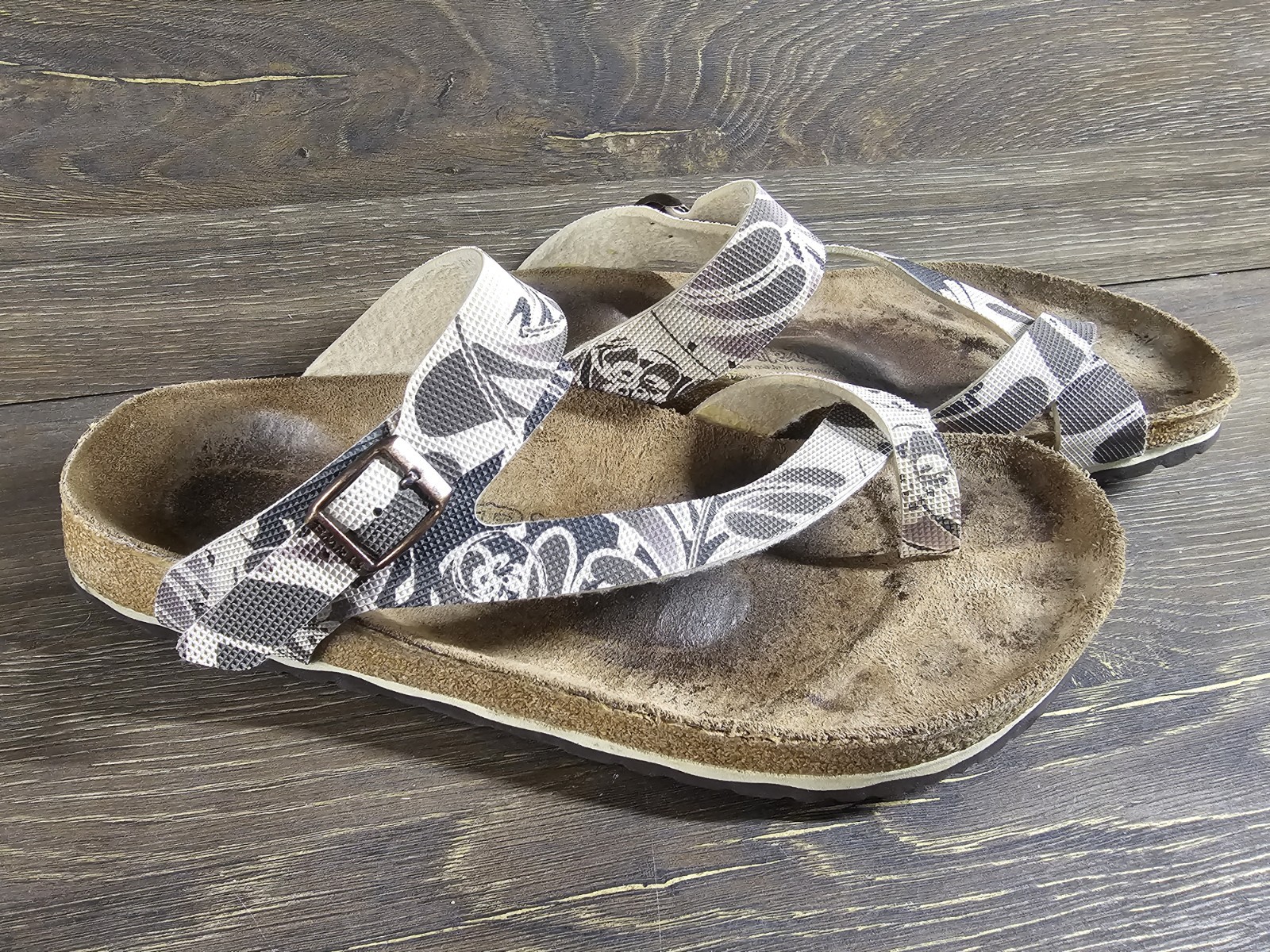 Birkenstock Papillio Tabora Toe Loop Sandals Women’s 42 US 11 Floral Mens 9